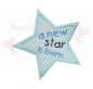 Preview: süßer Stern in rosa oder blau/türkise