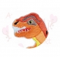 Preview: T Rex extra groß in Orange  Dinosaurier Applikation Aufnäher